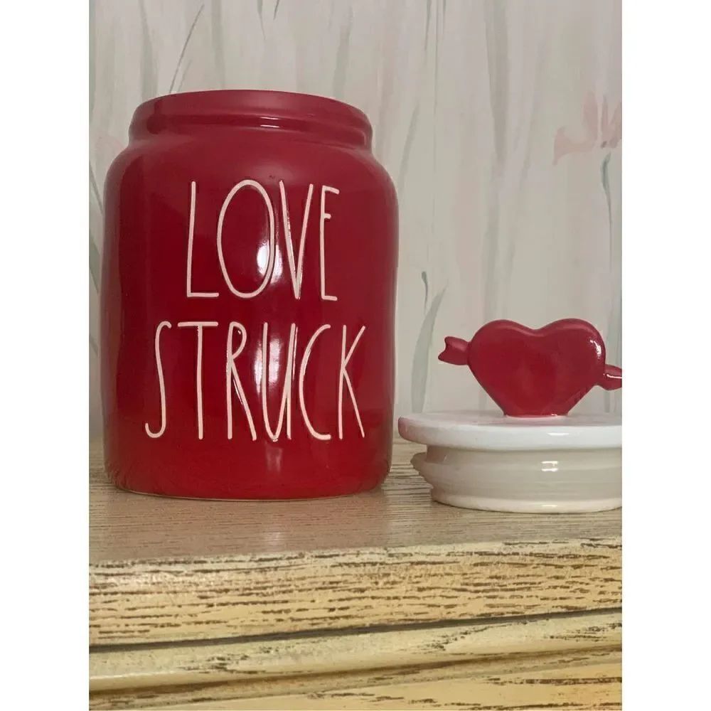 Rae Dunn LOVE STRUCK Baby
Figural Canister